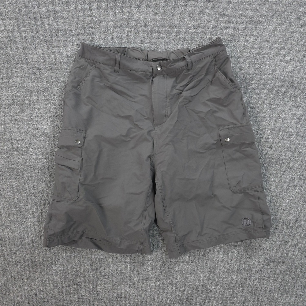 Novara Shorts Mens XL‎ Gray Padded Lined Cargo Cycling Bike Stretch Performance
